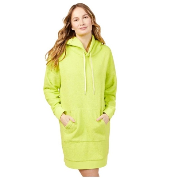 Outerknown Women's Hightide Hooded Terrycloth Swim Coverup Casual Dress Sz M NWT - Picture 1 of 8